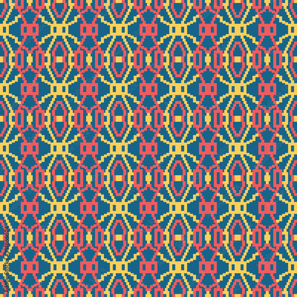 Ethnic Geometric Graphic Pattern Design Decoration Abstract Vector Background