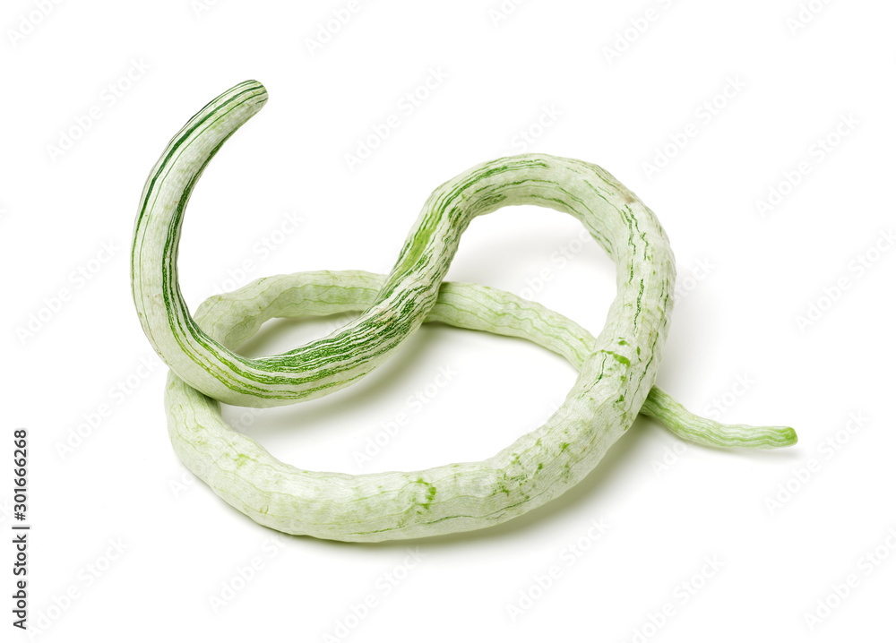 Naklejka premium snake gourd on white background