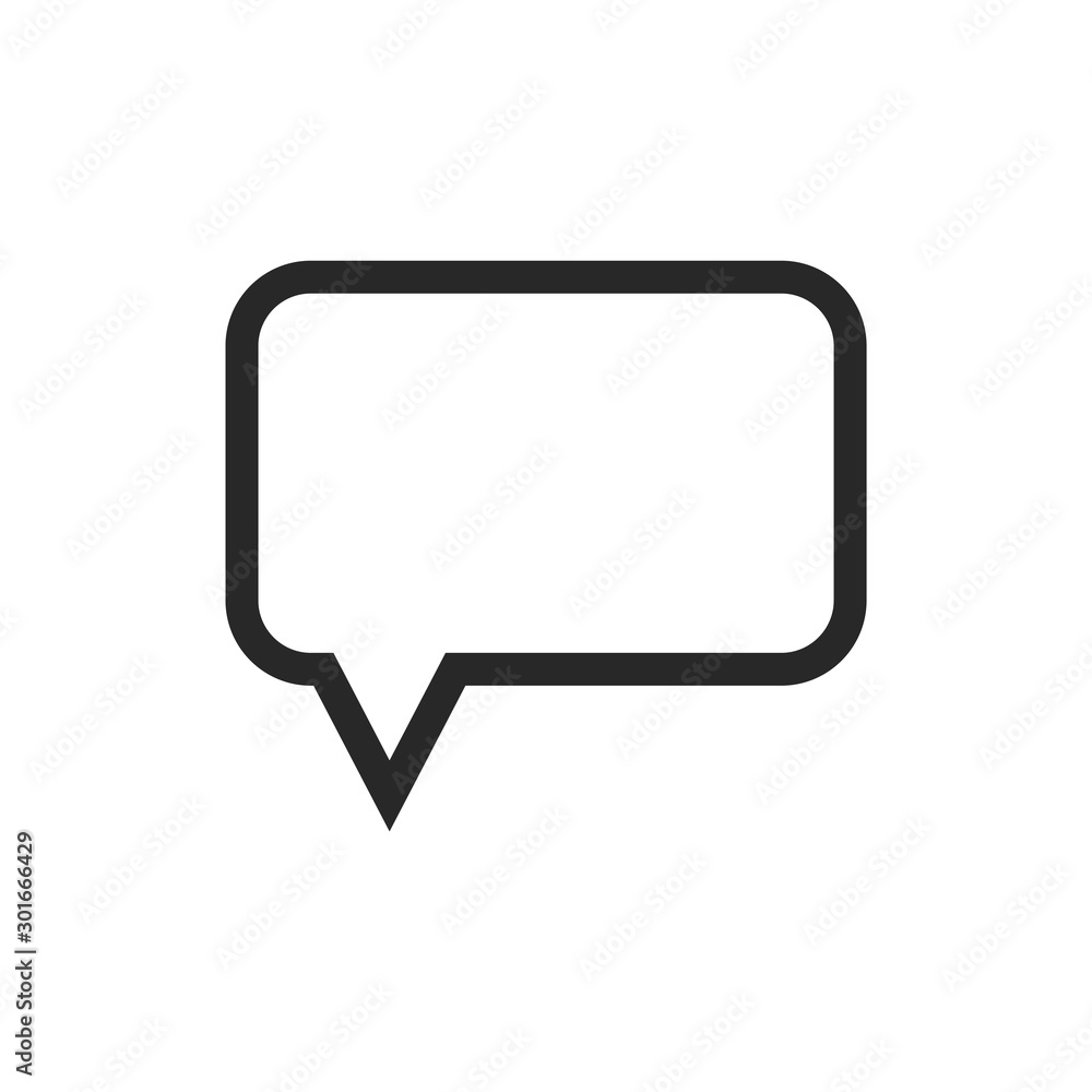 Chat icon vector isolated symbol illustration EPS 10