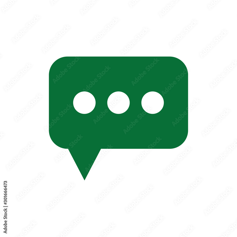 Chat icon vector isolated symbol illustration EPS 10 Chat icon vector isolated symbol illustration EPS 10
