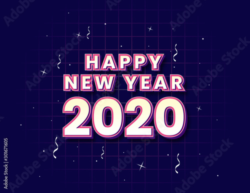 2020 Happy New Year background