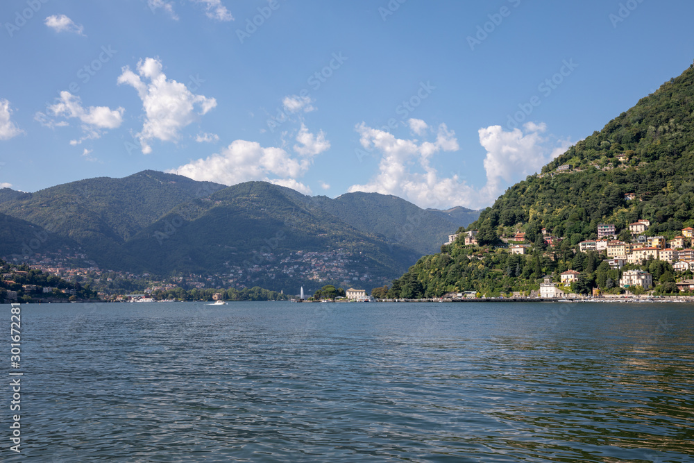 Panoramic view of Lake Como (Lago di Como)