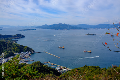 Wallpaper Mural View of Ninoshima port, Hiroshima prefecture, Japan Torontodigital.ca