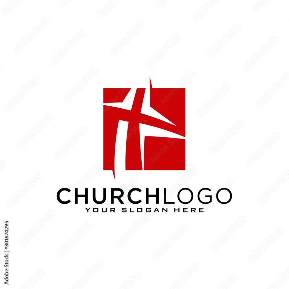 Church vector logo symbol graphic abstract template Church vector logo symbol graphic abstract template