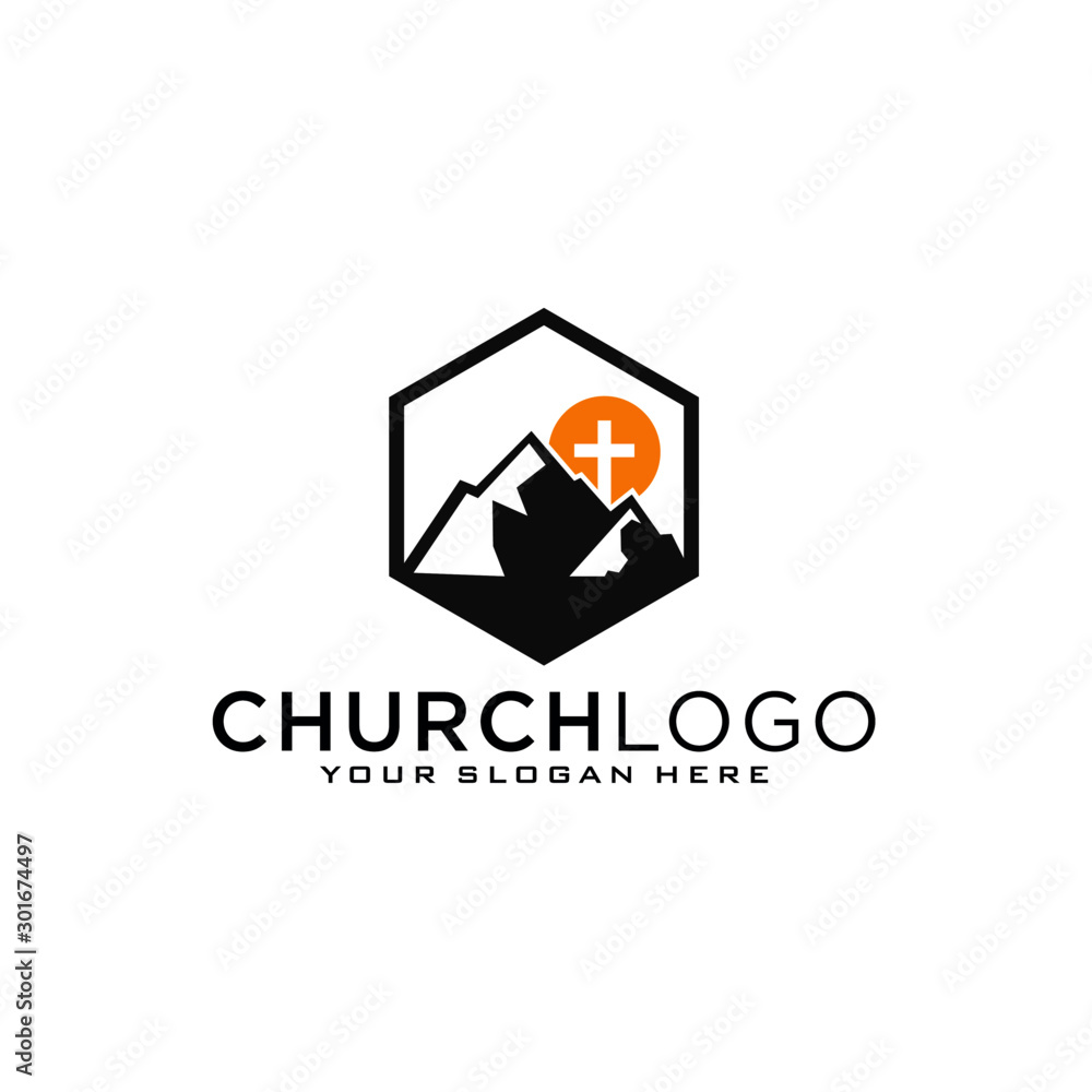Church vector logo symbol graphic abstract template Church vector logo symbol graphic abstract template