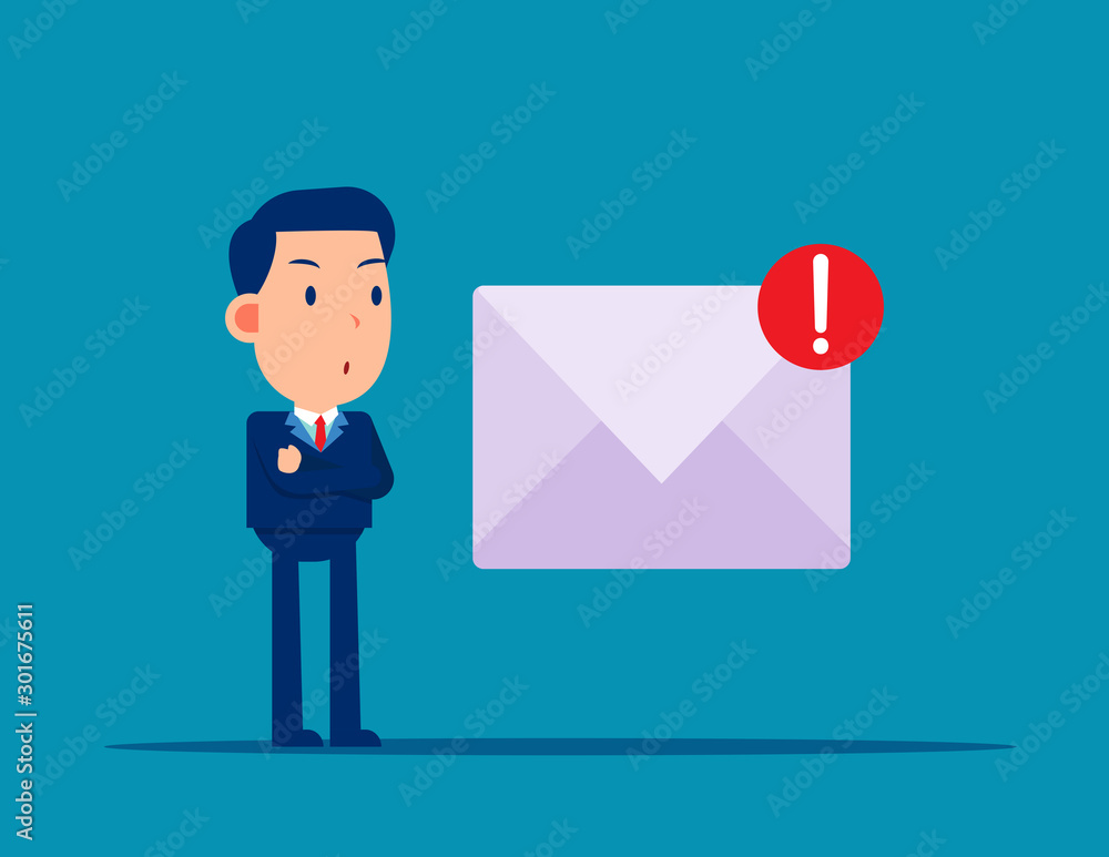 Spam mail and Virus. Online dangger. Flat cartoon vector design Spam mail and Virus. Online dangger. Flat cartoon vector design