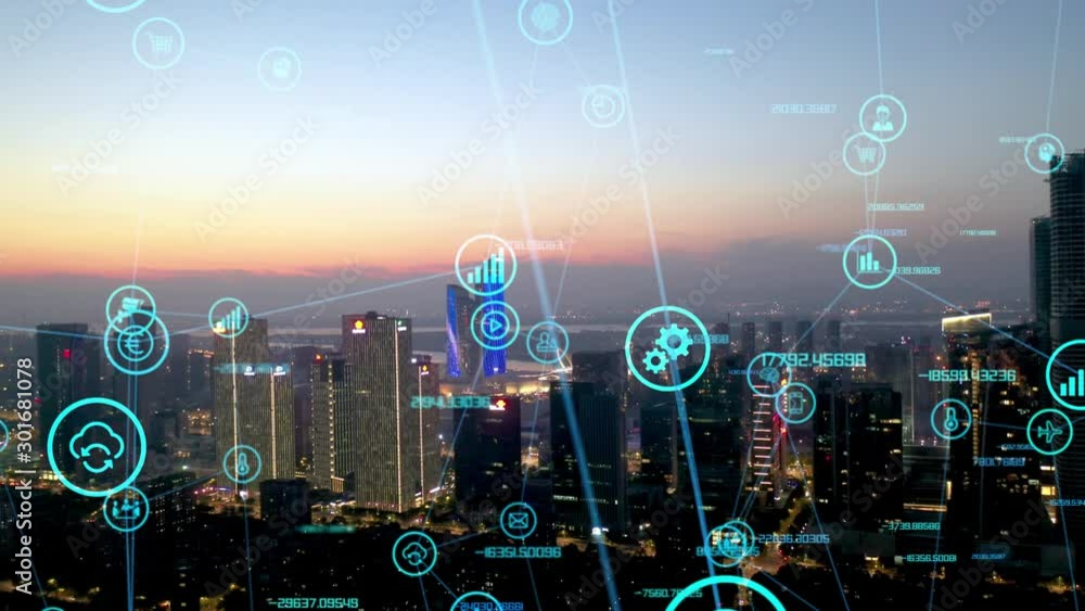5G and AI technology, Global communication network concept 5G and AI technology, Global communication network concept