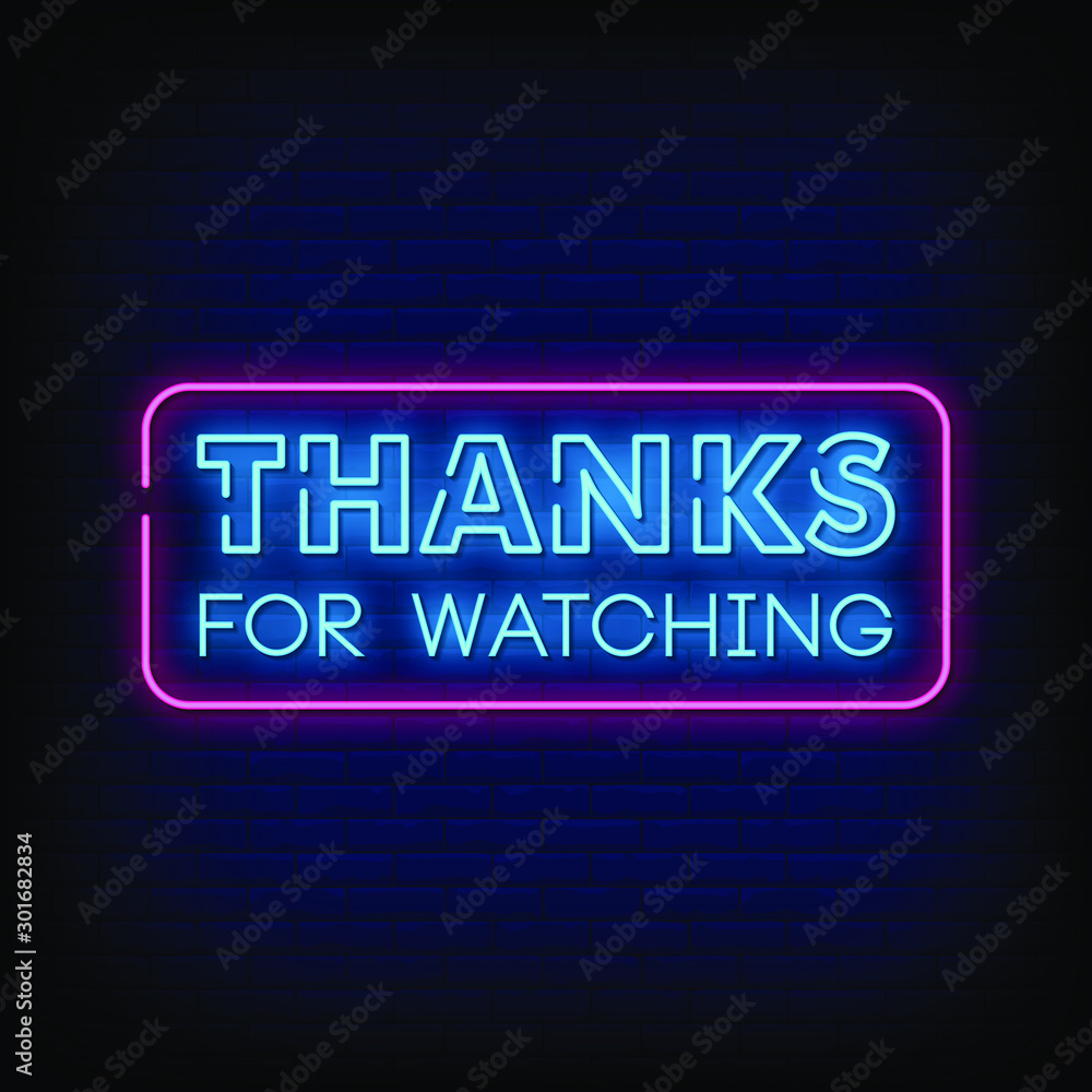 1 858 Best Thanks For Watching Images Stock Photos Vectors Adobe Stock