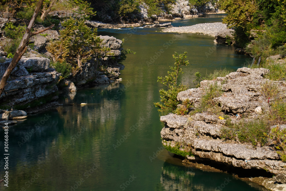 The Vjosa River in Albania