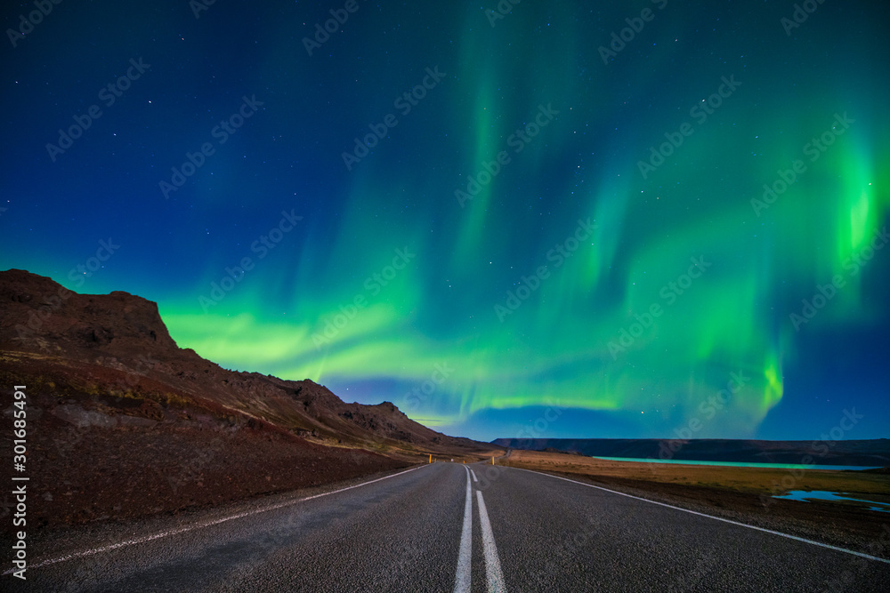 Northern light in Iceland
