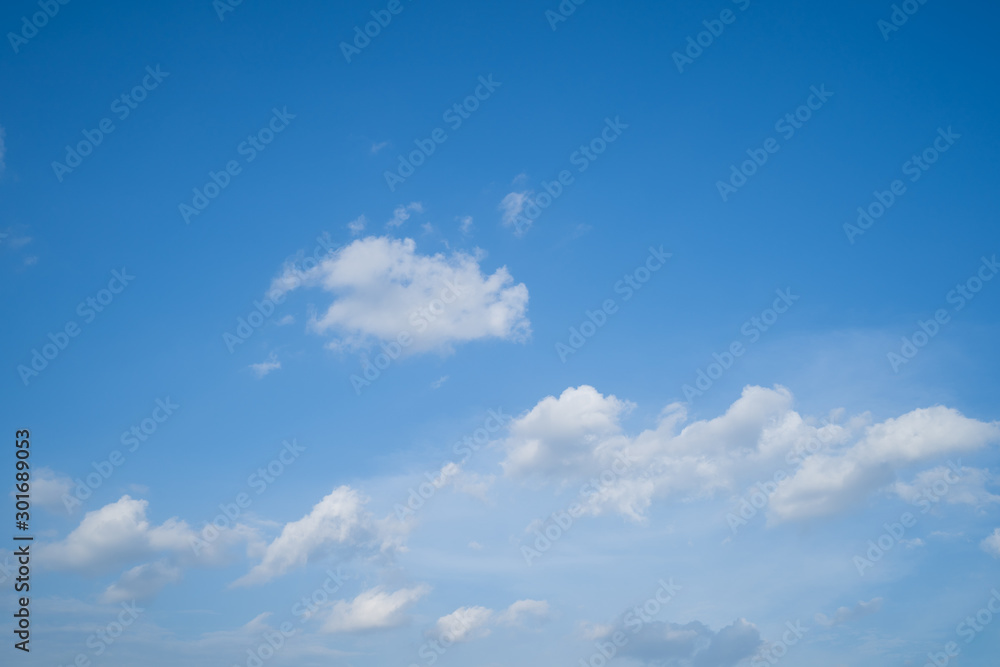 Blue sky and cloud