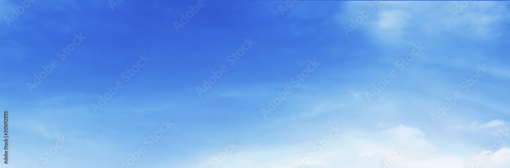 The sky is blue with beautiful clouds. The sky is blue with beautiful clouds.