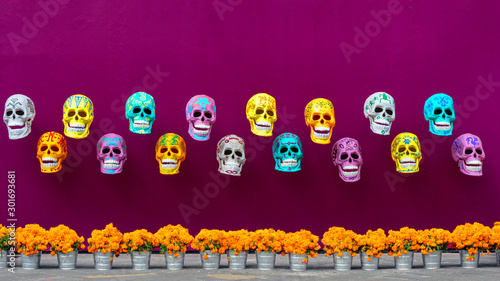 A Day of the Dead Shrine in Mexico