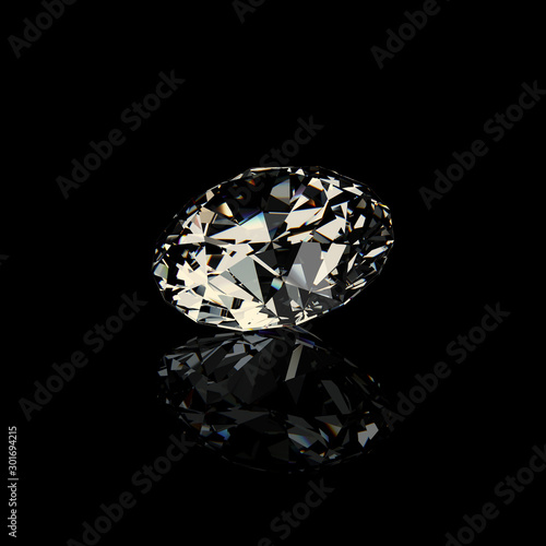 Diamond  Jewel  Gemstone  Black Background