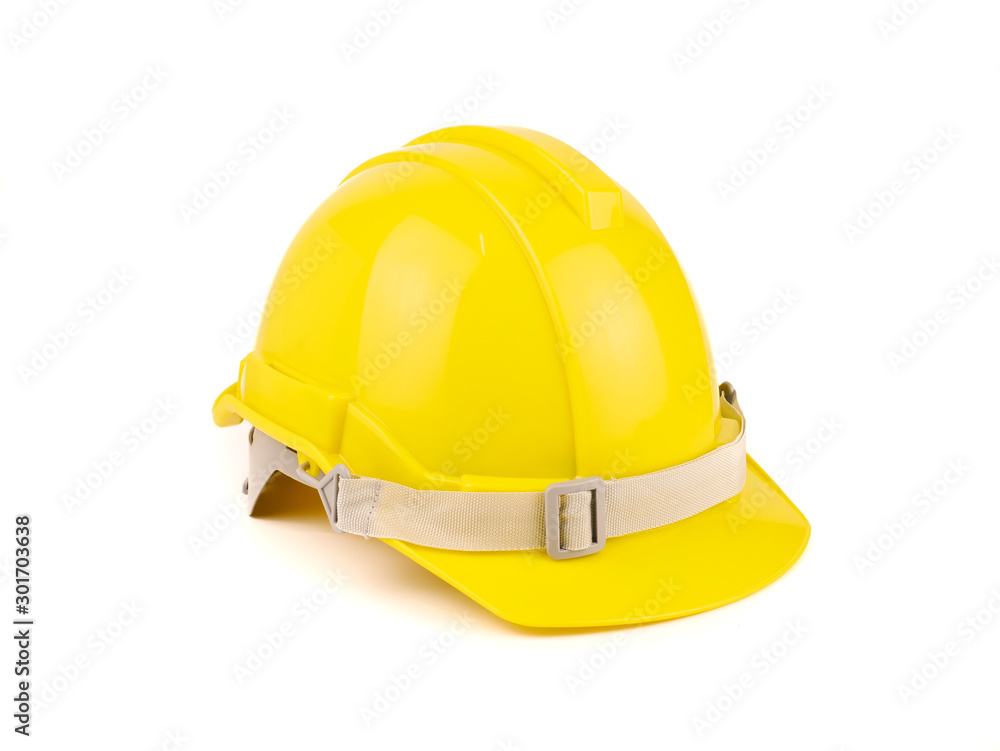 plastic yellow safety helmet or Construction hard hat concept safety project of workmen as engineer,isolated on white background plastic yellow safety helmet or Construction hard hat concept safety project of workmen as engineer,isolated on white background