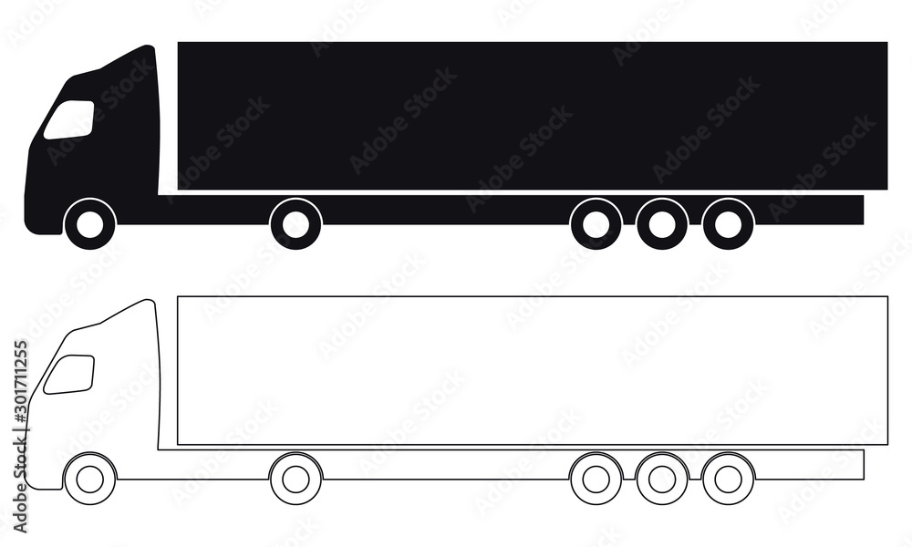 wagon, vector illustration. transportation of large cargoes. wagon, vector illustration. transportation of large cargoes.