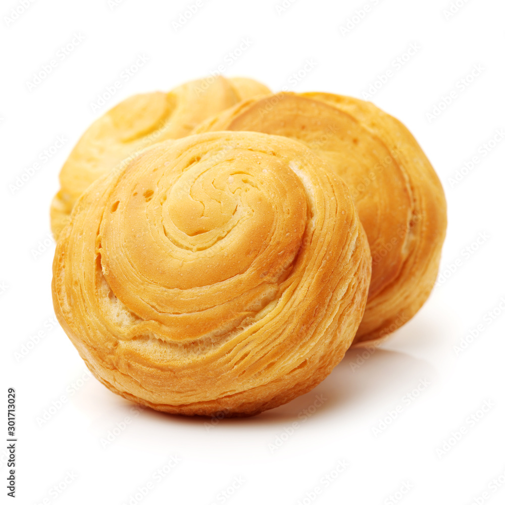 Fototapeta premium Bread on a white background