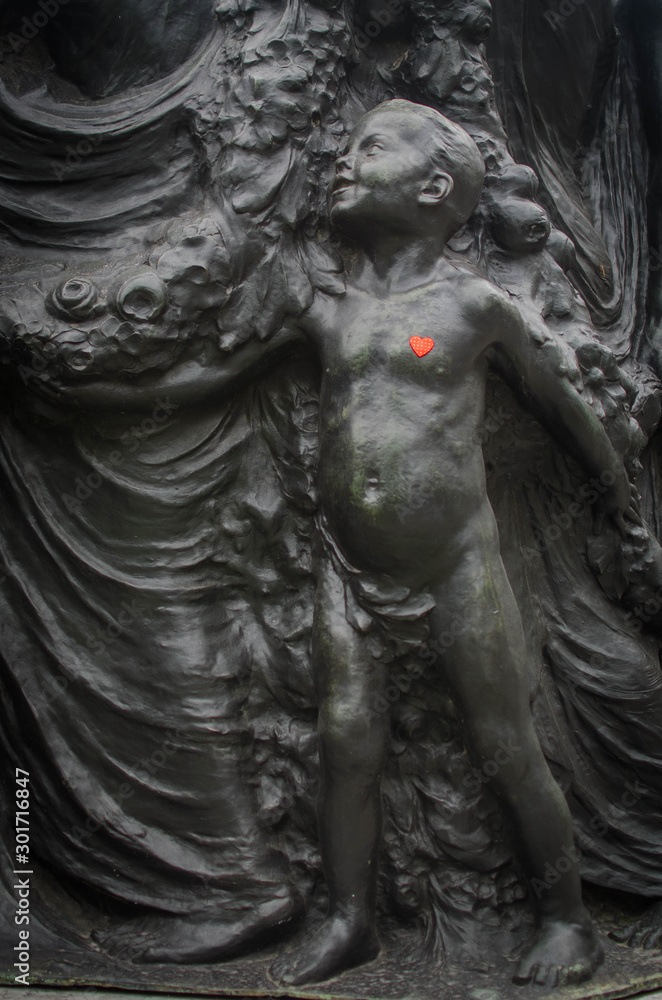 Fototapeta premium Boy with a heart