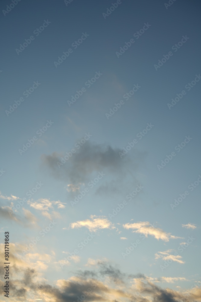 Altostratus cumulus clouds