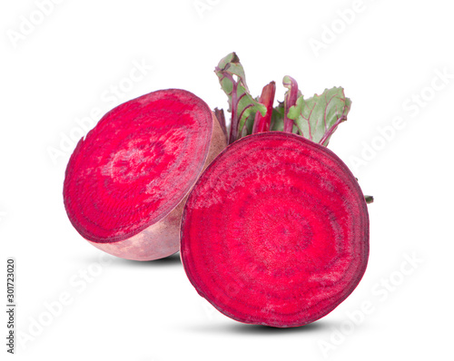 beetroot an isolated on white background photo