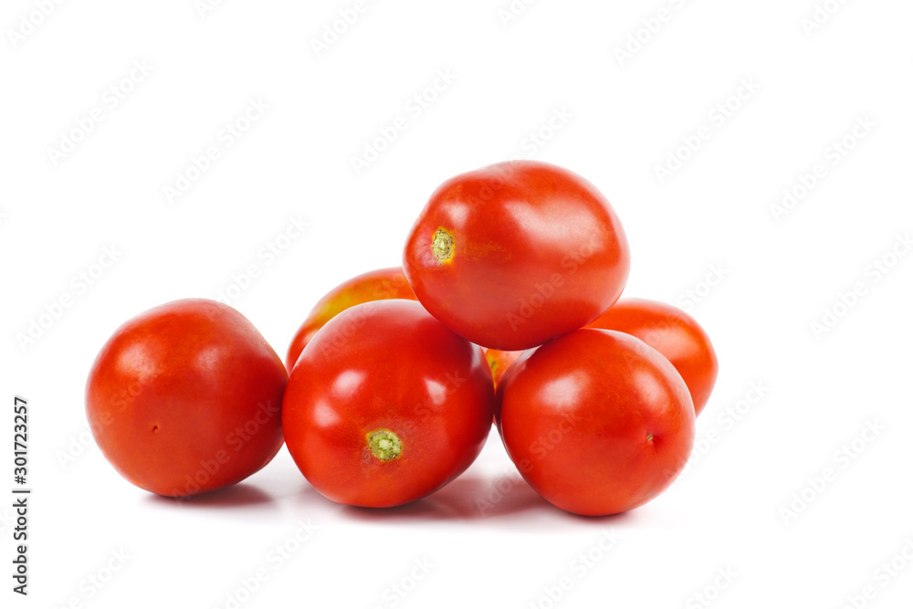 Fresh tomatoes isolated on white background Fresh tomatoes isolated on white background