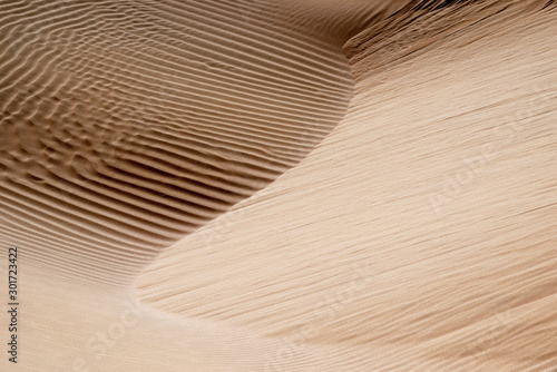 Abstract sand pattern at the sand dunes of Lac Naila.