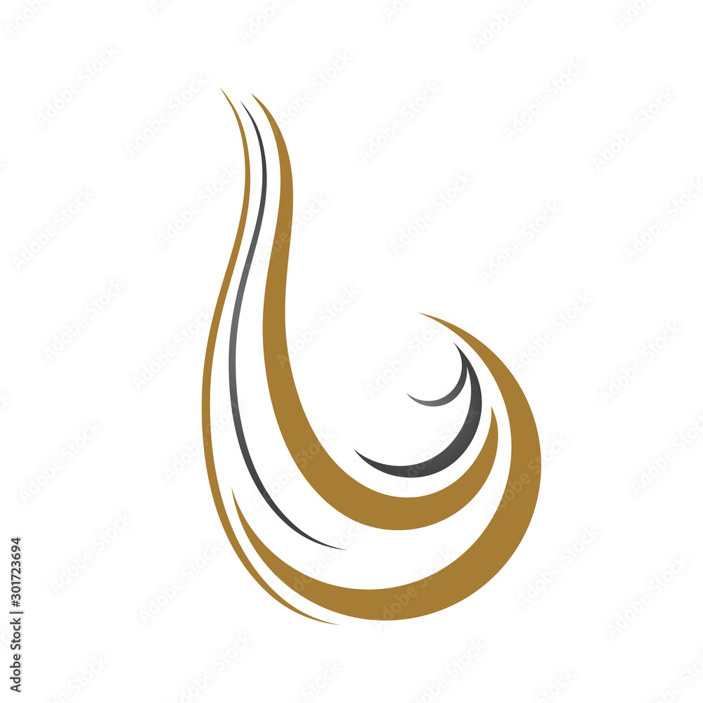 hair logo and symbol design vector template hair logo and symbol design vector template