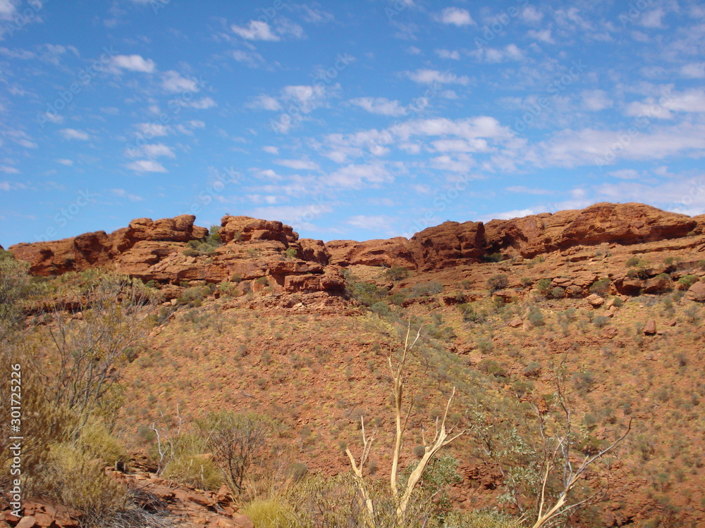Schluchten und Felsen im Outback in Western Australia