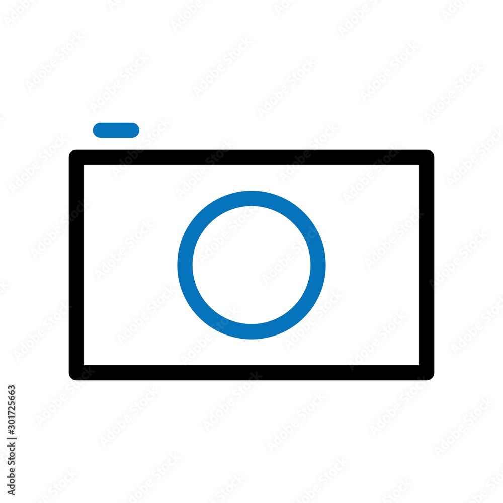Camera Icon With White Background Camera Icon With White Background