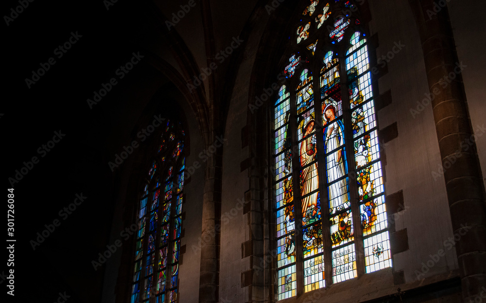 Church stained glass window