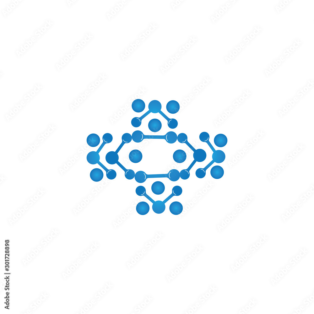 Molecule vector illustration design Molecule vector illustration design