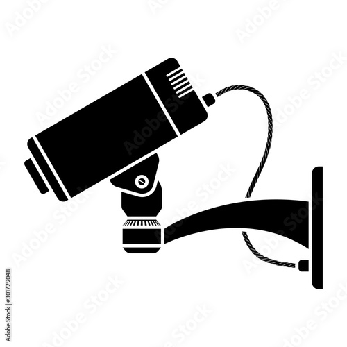 Security camera. CCTV icon. Video surveillance icon.