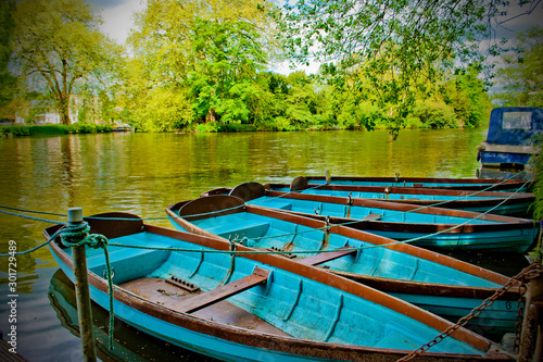 River Thames at Taplow, Buckinghamshire, England
