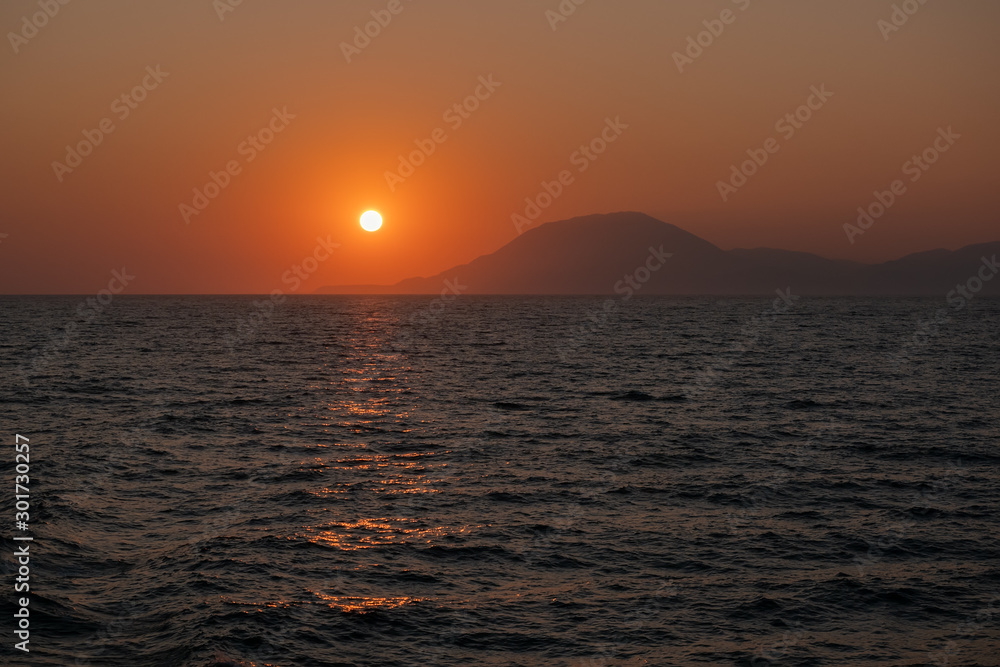 Beautiful Mediterranean Sunset