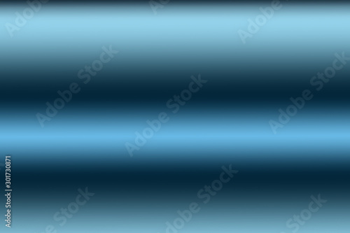 deep water blue metallic color new trendy shiny blurred wave corrugated pattern background texture space.blank full frame gradient light abstract