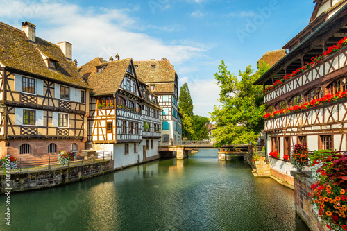 Slika na platnu Little France (La Petite France), a historic quarter of the city of Strasbourg in eastern France
