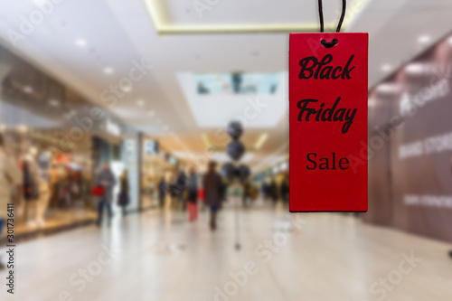 Minsk, Belarus-November 23, 2018: sale, shopping, discounts, people shop at the mall, Black Friday