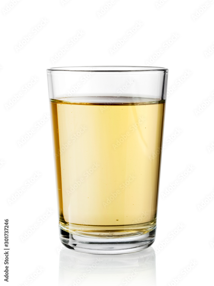 Glass with apple juice, close up Glass with apple juice, close up