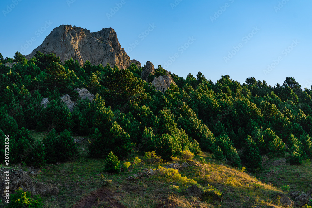 Obraz premium Mountains of Crimea, Travel during Summer