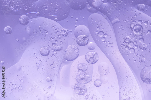 Abstract Purple water bubbles background