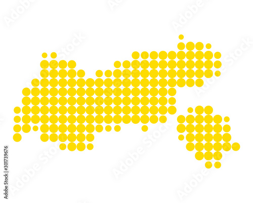 Karte von Tirol