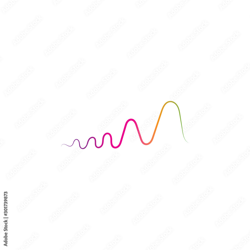 Sound wave logo template vector icon illustration Sound wave logo template vector icon illustration