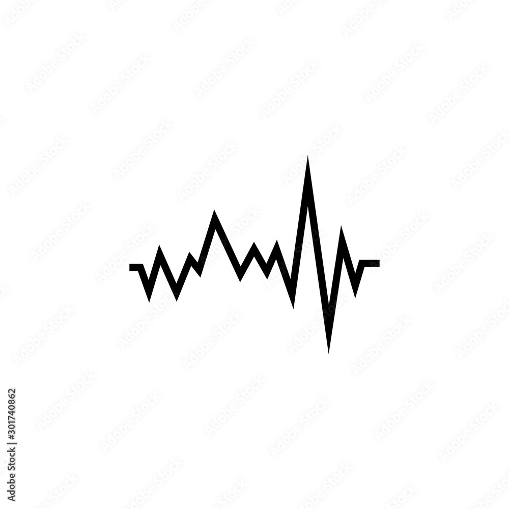 Sound wave logo template vector icon illustration Sound wave logo template vector icon illustration