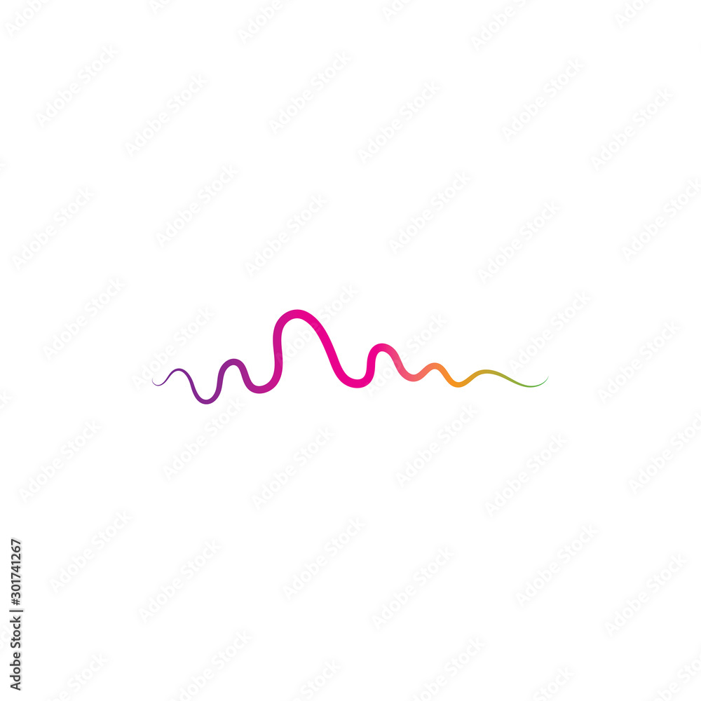 Sound wave logo template vector icon illustration Sound wave logo template vector icon illustration