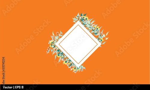 flower frame background design  for invitation wedding,word,photo booth ,  baby shower , card ,birthday ,party