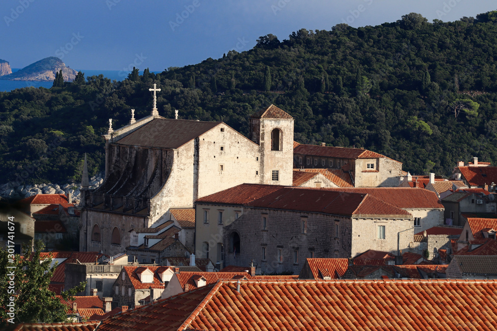 Roofs of old city Dubrovnik