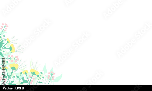 flower frame background design  for invitation wedding,word,photo booth ,  baby shower , card ,birthday ,party
