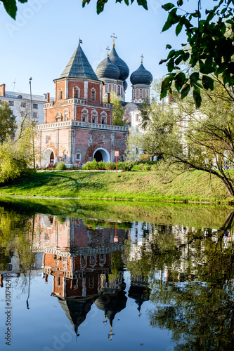 Moscow, Izmailovo, Silver-Grape Pond and recreation zone "Izmailovsky Island"