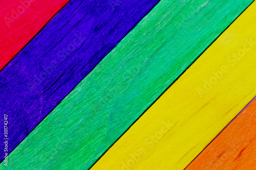 colorful wooden sticks combination, colorful background