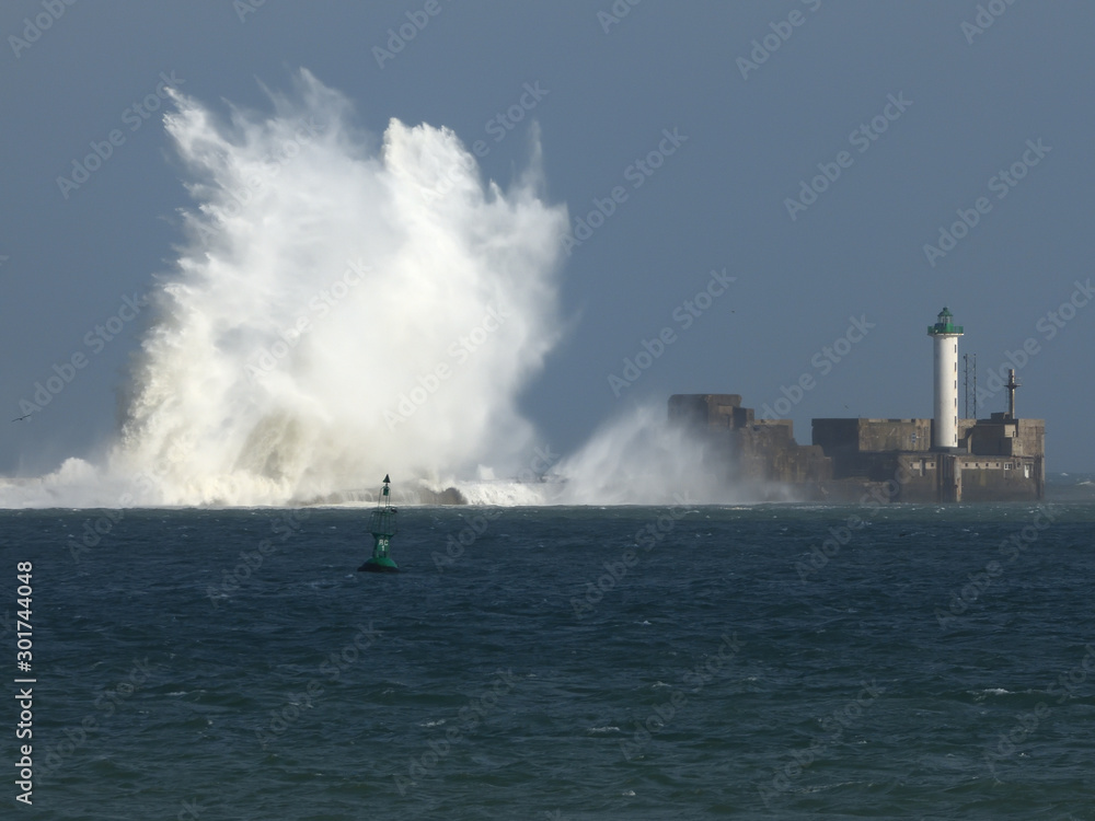 tempête phare Boulogne sur mer